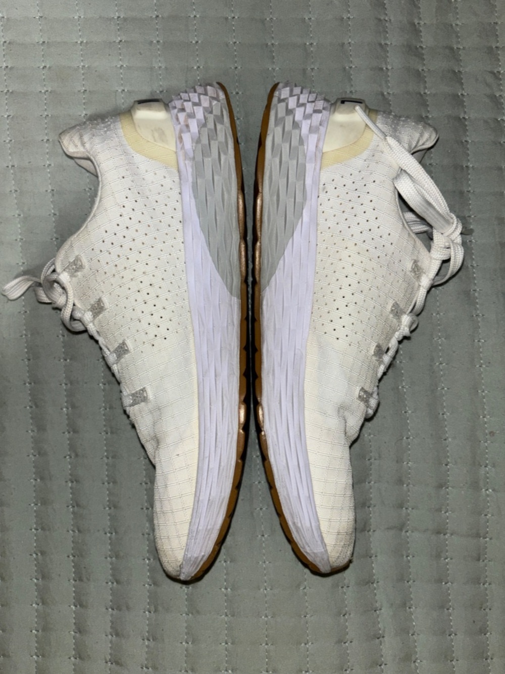 NOBULL Knit Runner Training Shoe - White Mesh - W8/M6.5